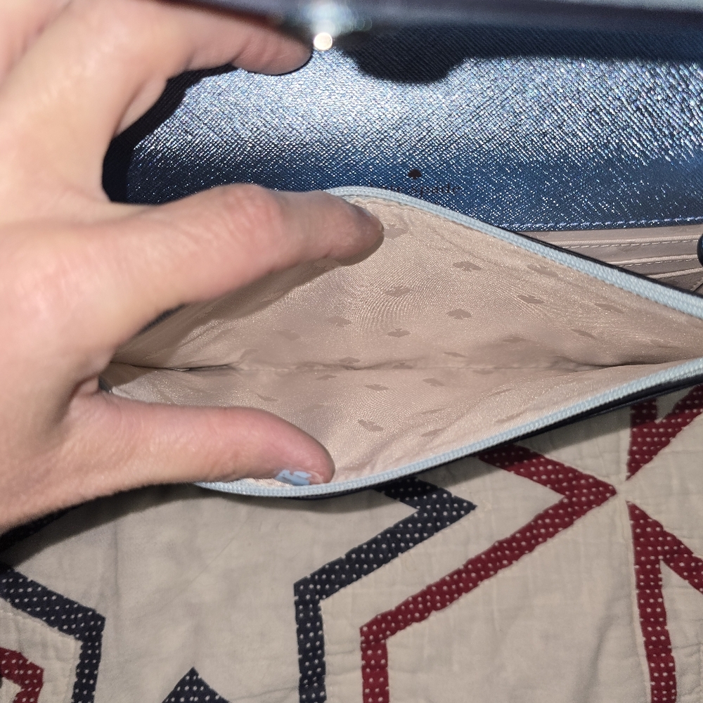 Kate Spade Frosty Sky Tinsel Flap  Crossbody - Picture 9 of 9